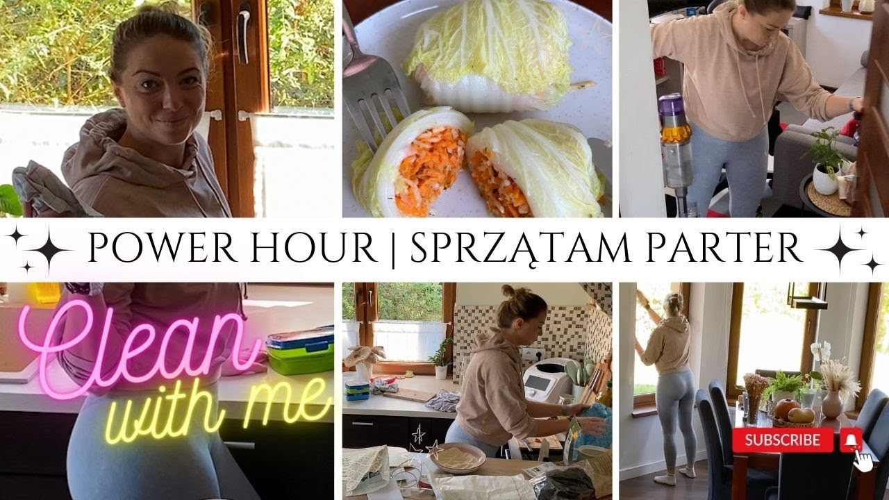 NEW🌸 POWER HOUR | CLEAN WITH ME | SPRZĄTAM PARTER W GODZINĘ | MOTYWACJA DO SPRZĄTANIA | KAWANAJPIERW