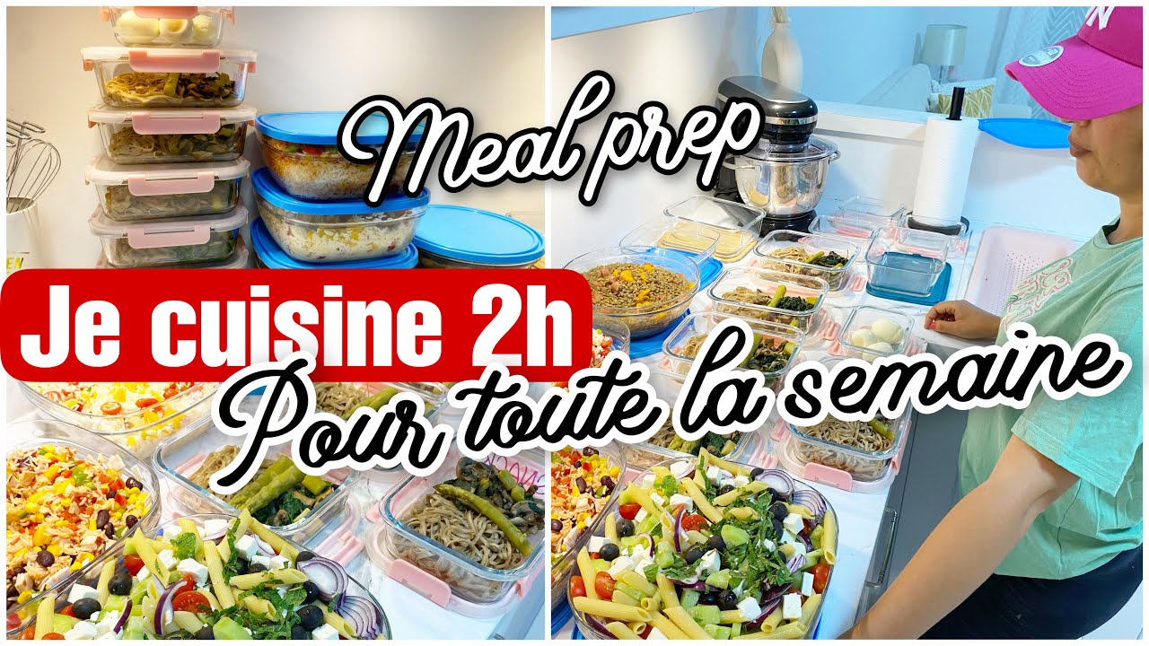 JE CUISINE 2H POUR TOUTE LA SEMAINE | MEAL PREP / BATCHCOOKING