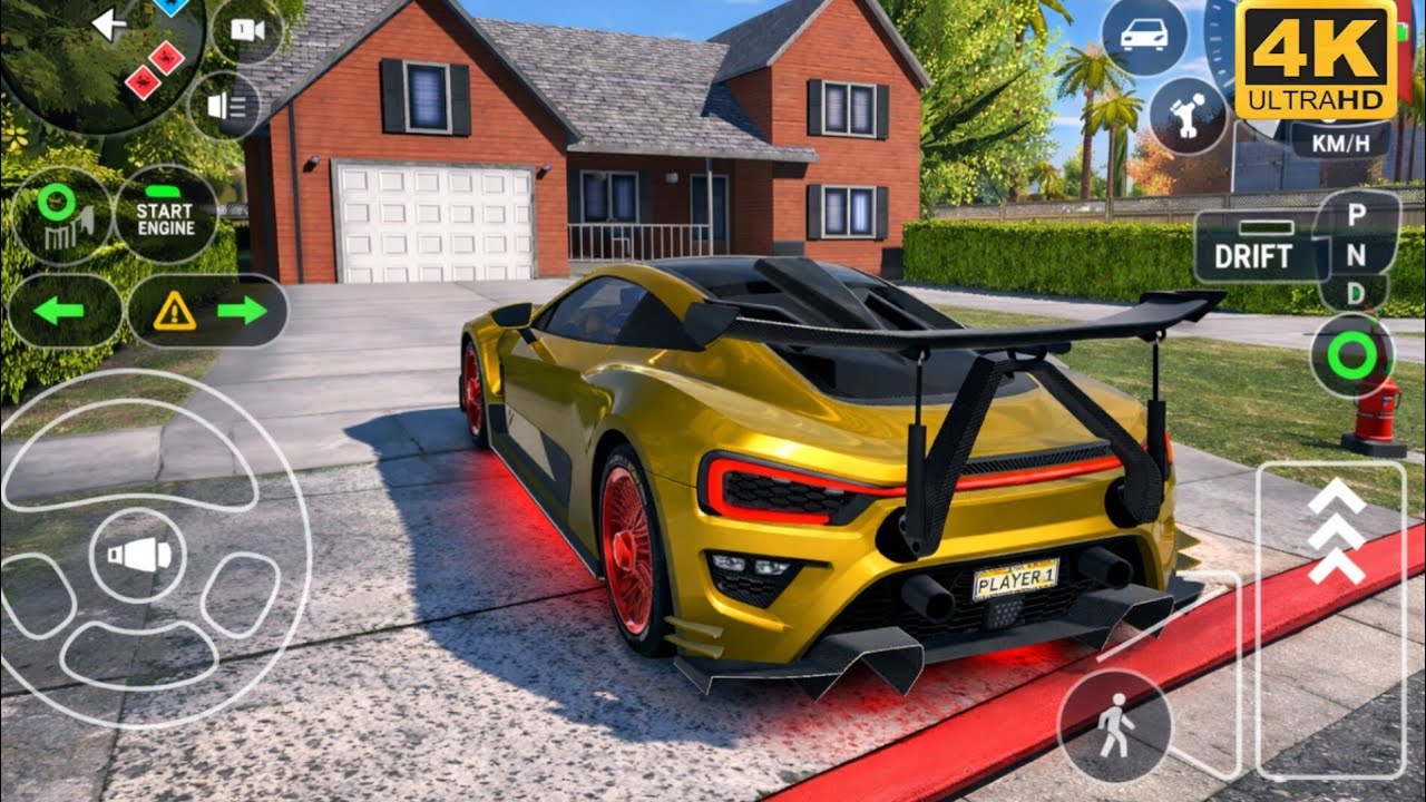 3200HP koenigsegg Jesko |Car Parking Driving School Gameplay |4k Ultra graphics 