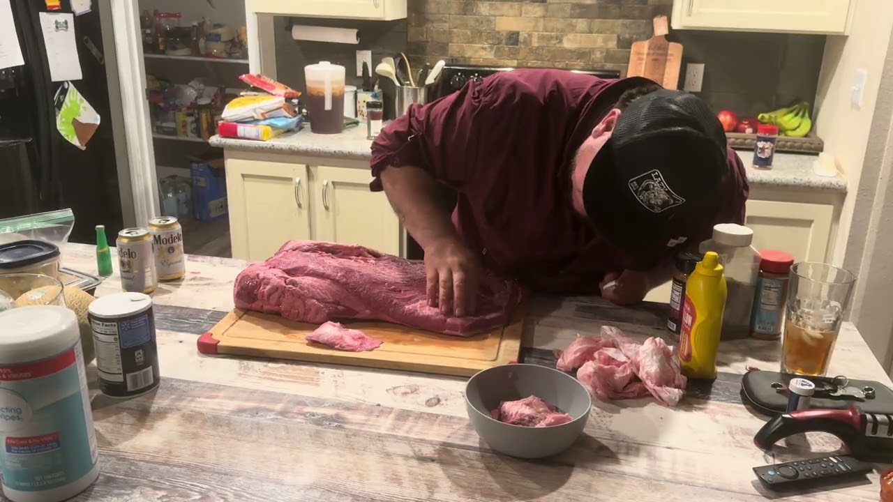 Back yrd brisket Trim. 