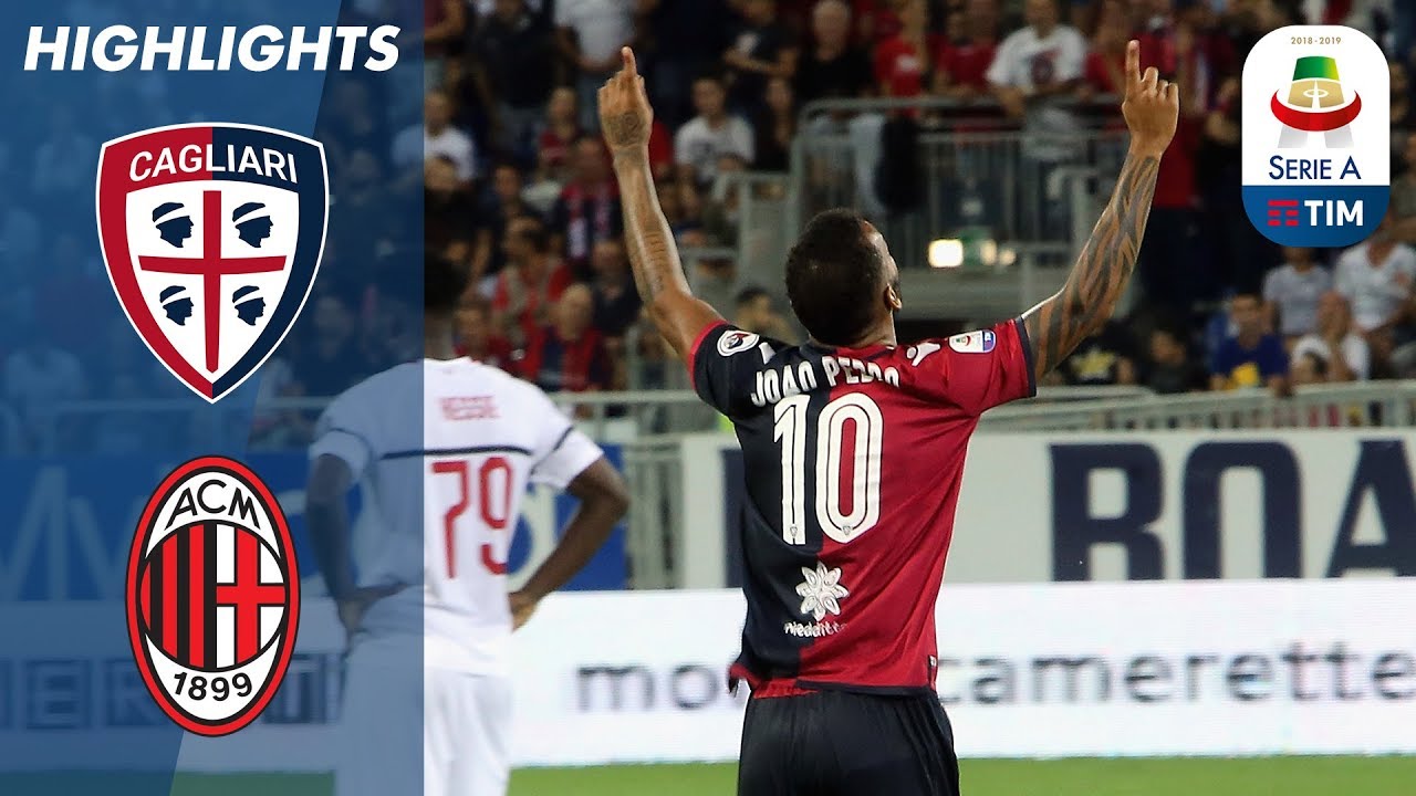 Cagliari 1-1 Milan | Higuaín Opens  Milan Account With Equaliser | Serie A