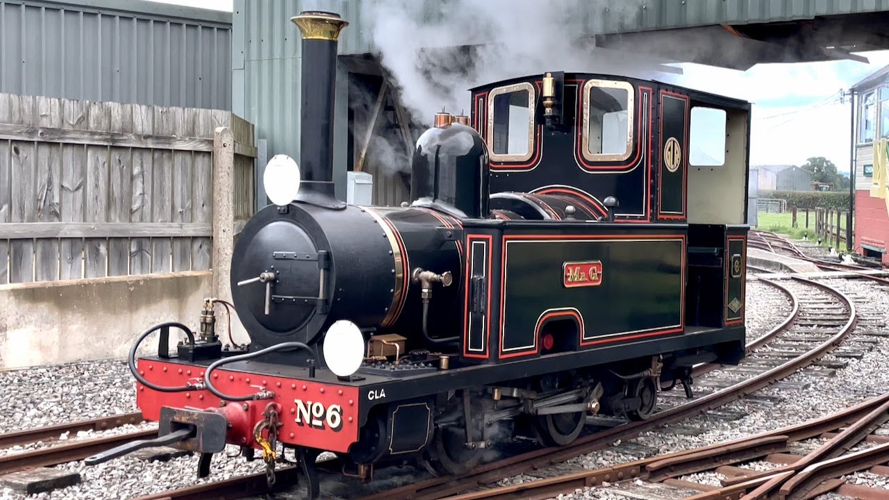 The Gartell Light Railway First Public Open Day For Two Years Sunday 26th September 2021  - 4K