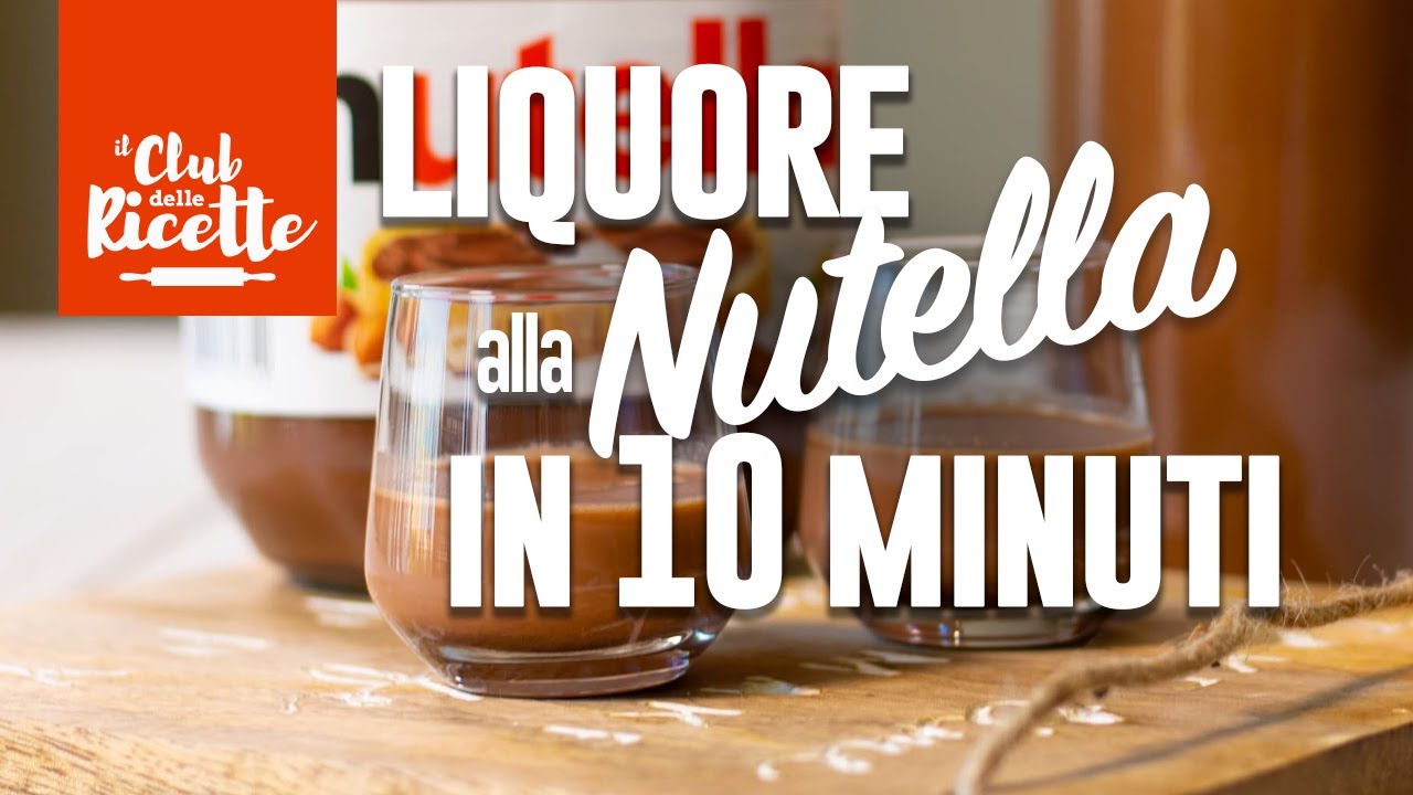 Nutellino, Il Golosissimo Liquore alla Nutella Fatto in Casa in 10 Minuti