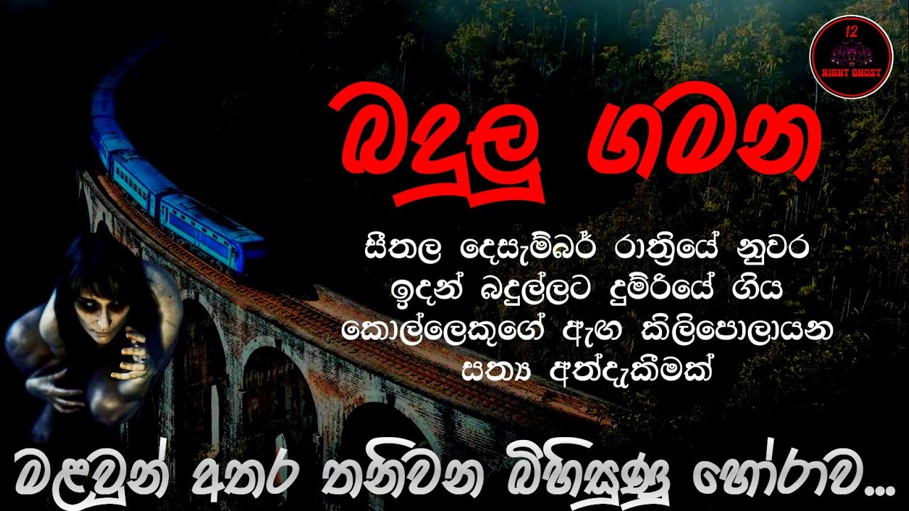 බදුලු ගමන |  @12NightGhost  | Holman katha | Holman katha sinhala | Ghost story 157