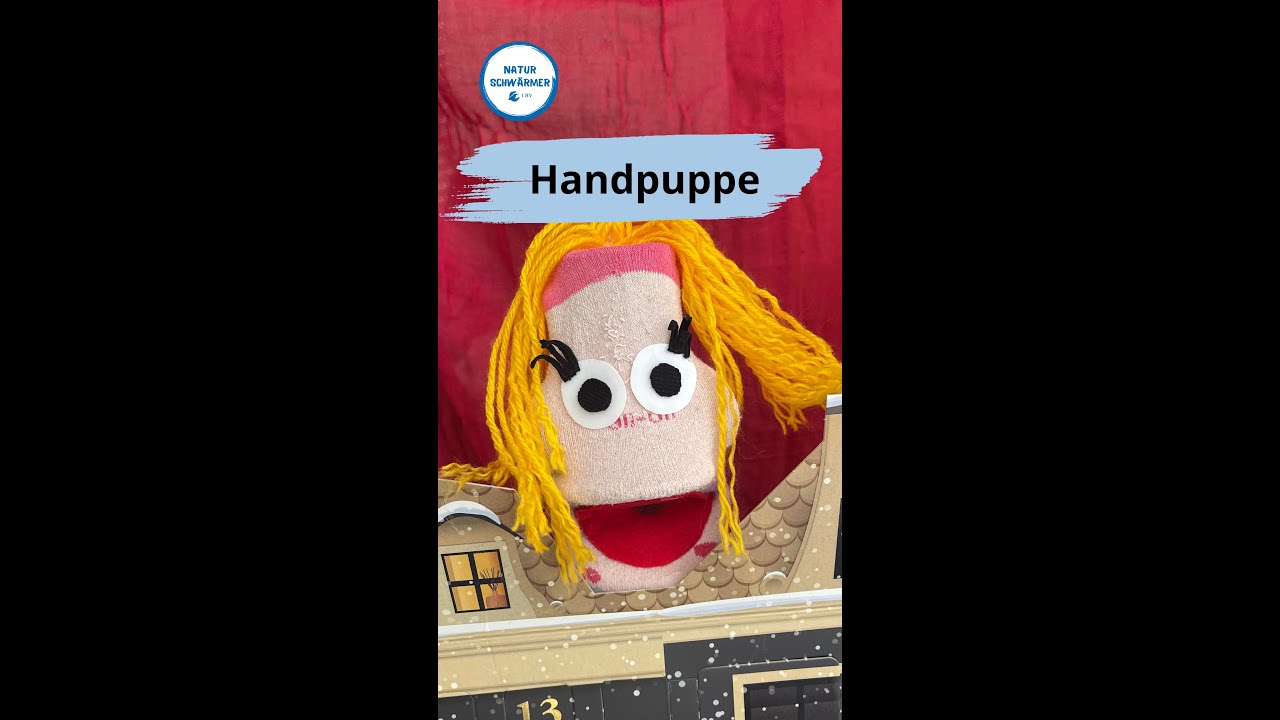 DIY-Handpuppe aus alten Socken