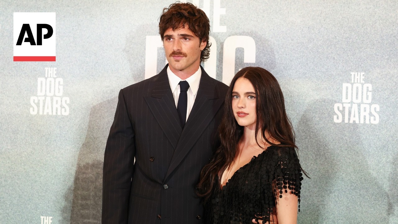 Jacob Elordi and Margaret Qualley arrive at 'The Dog Stars' world premiere in London