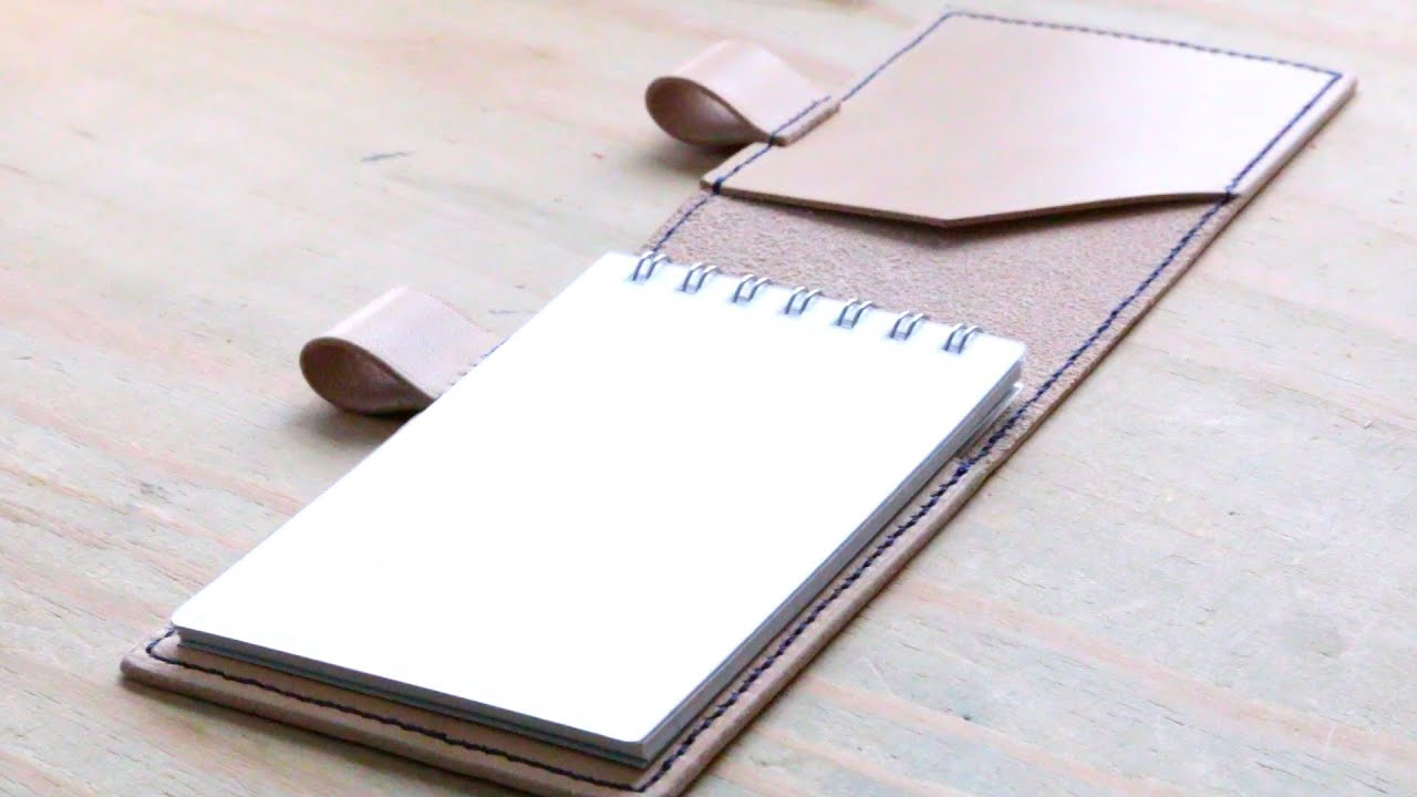 無印良品　ダブルリングメモA7サイズカバー　レザークラフト　leathercraft MUJI