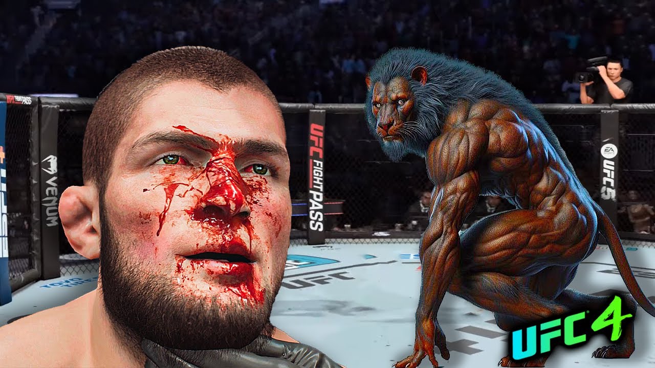 Реванш между Hybrid Pro Lion и Хабибом Нурмагомедовым (EA Sports UFC 4).