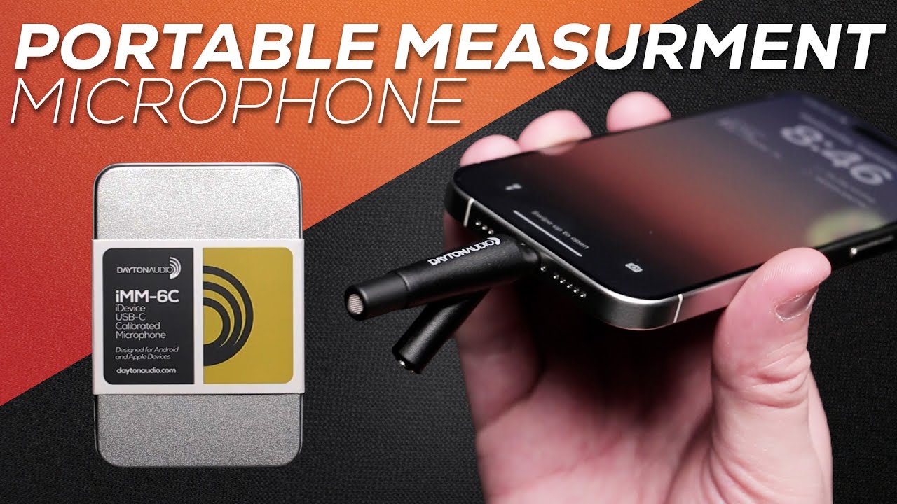 The iMM-6C Measurement Microphone is Perfect for USB-C Devices!