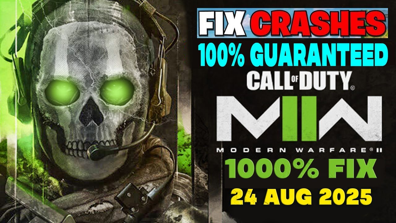 Call Of Duty Mw2 Campaign Remastered Crash Fix Guaranteed 2025 | Here&rsquo;s the Permanent Solution 2025