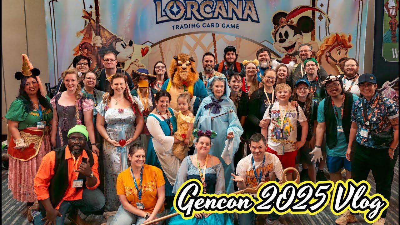 THIS WAS LORCANA AT GENCON 2025!! | THE VLOG