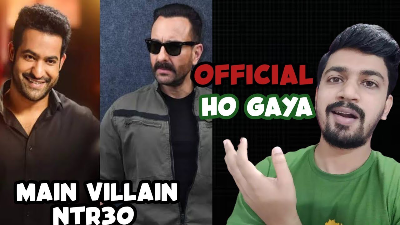 NTR30 Villain Saif Ali Khan Official Announcement | NTR30 Shooting Update | NTR30 Cast | Jr Ntr