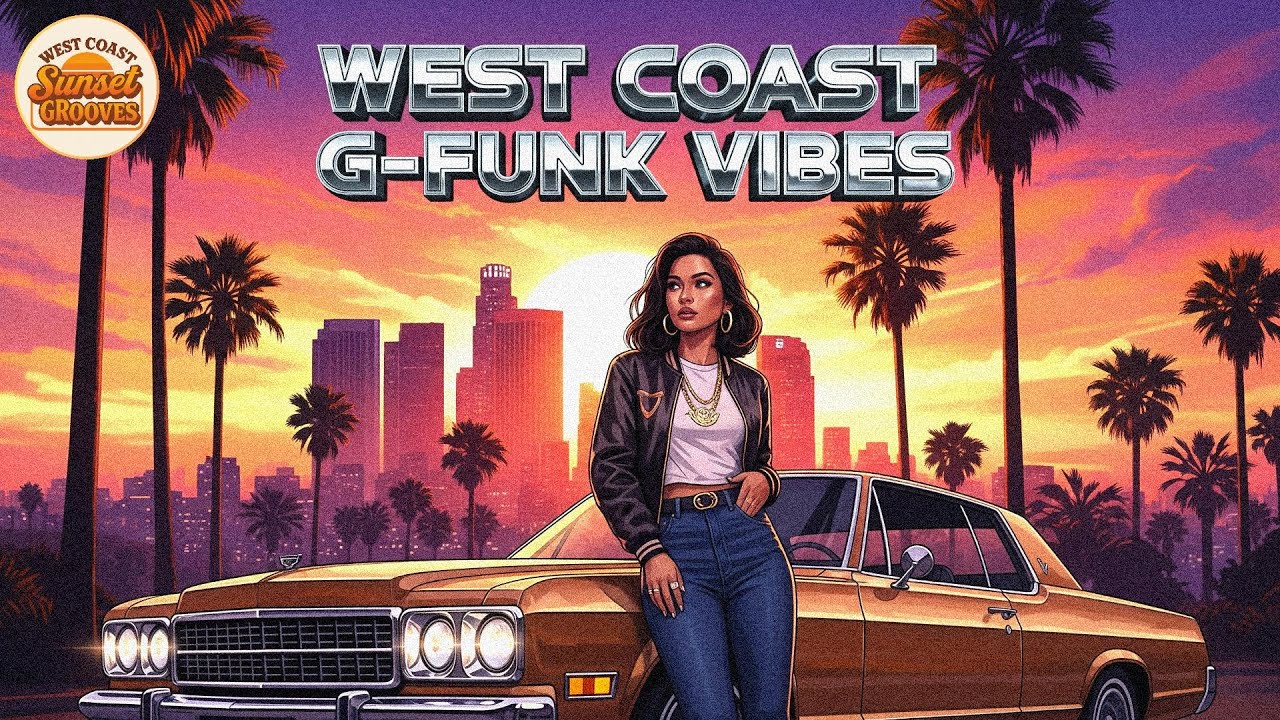 Sunset Queen Cruisin’ Through the L A  Streets at Golden Hour 🌴🚘 WEST COAST G FUNK VIBES 🎵