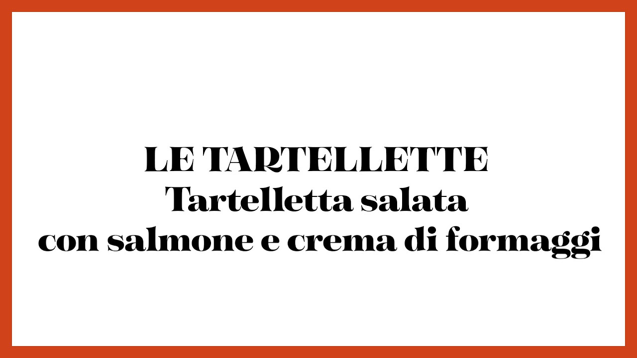 Tartelletta salata con salmone e crema di formaggi