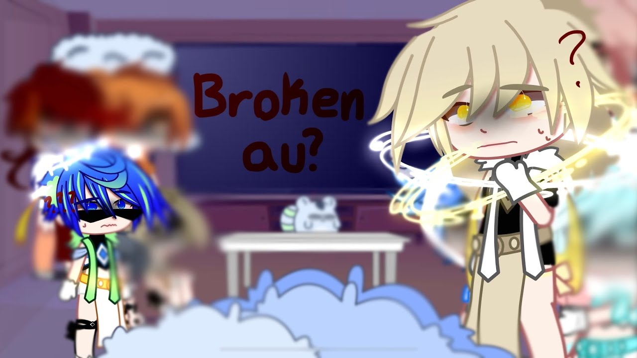 Past-ish Solarballs react to Broken au |1/2-angst-read desc|