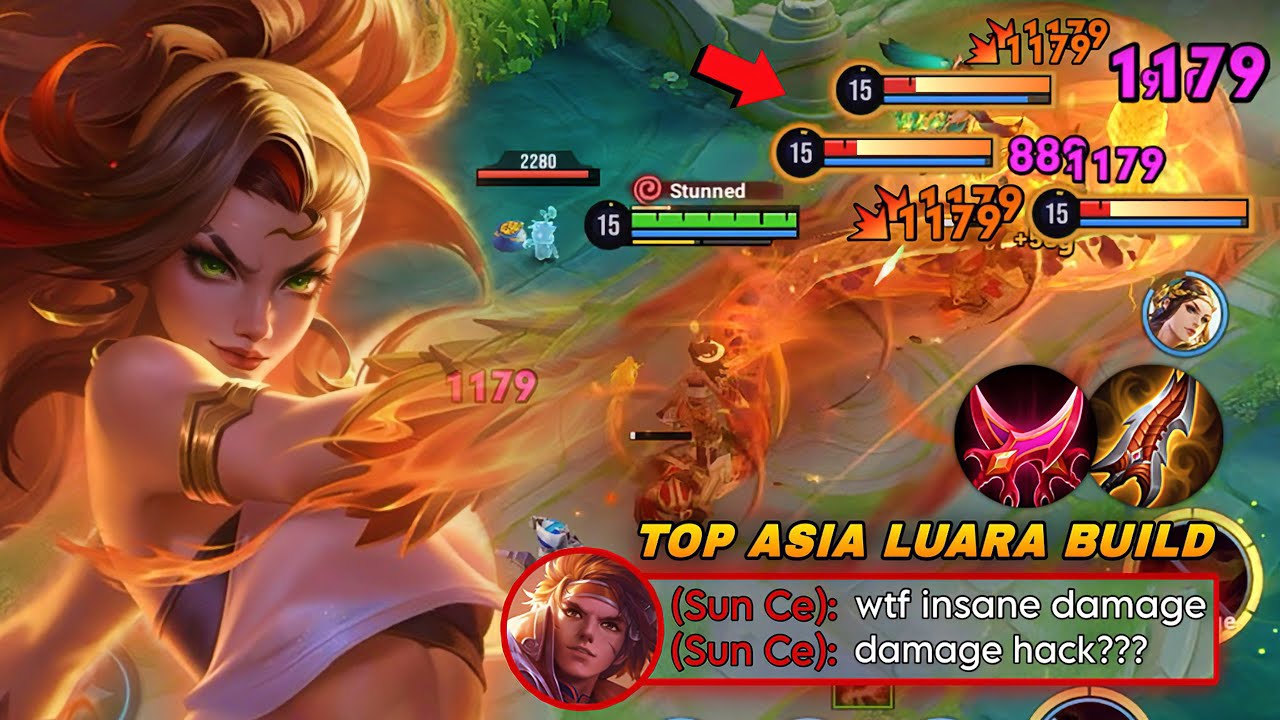 CHINA LUARA CAN STILL DOMINATE AGAINST BURST DAMAGE ENEMIES WITH THIS ITEM! | LUARA BUILD & ARCANA