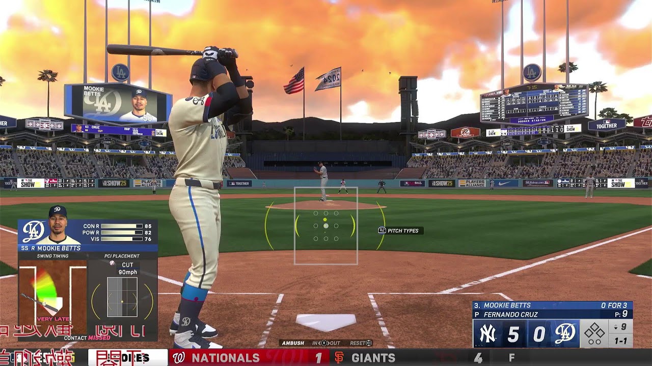 MLB THE SHOW 25 洋基V.S道奇