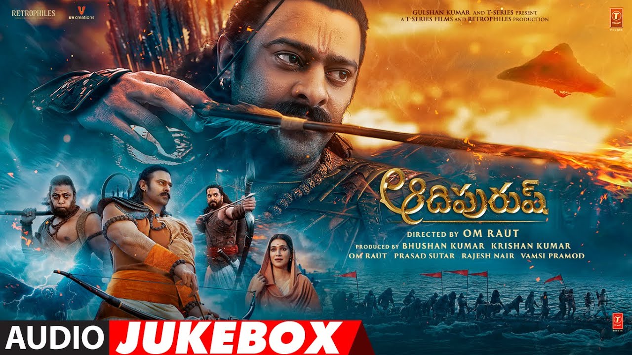 Adipurush (Telugu) Jukebox | Prabhas |Ajay Atul | Sachet-Parampara | Ramajogayya Sastry |Om Raut