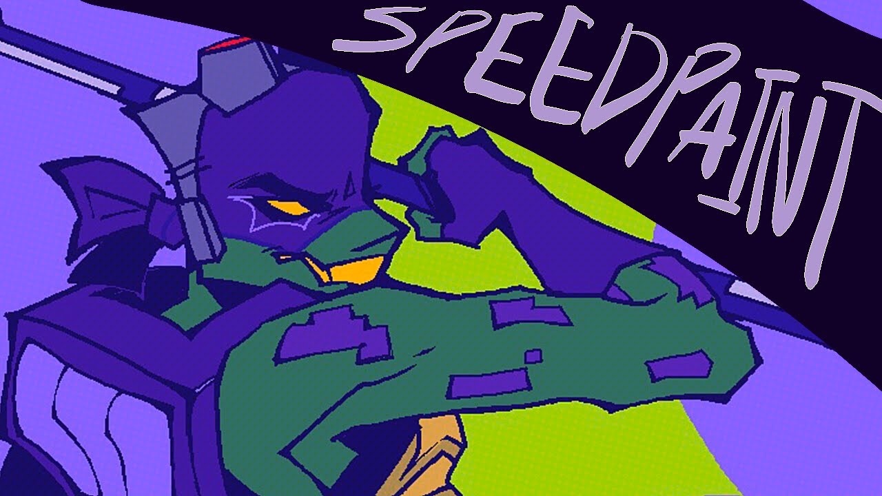 donatello!! || rottmnt speedpaint (turn on captions 4 funnies)