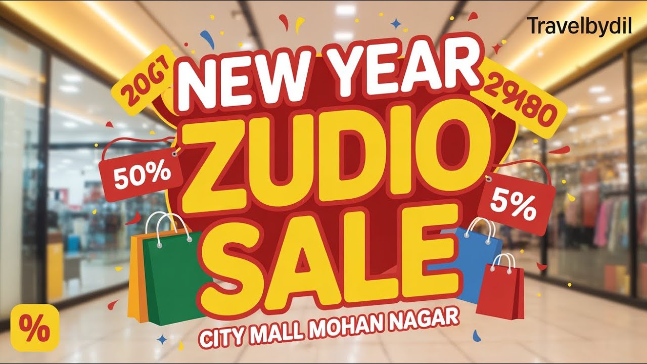 New Year ZUDIO Sale in City Mall in Mohan Nagar Ghaziabad | TravelByDil