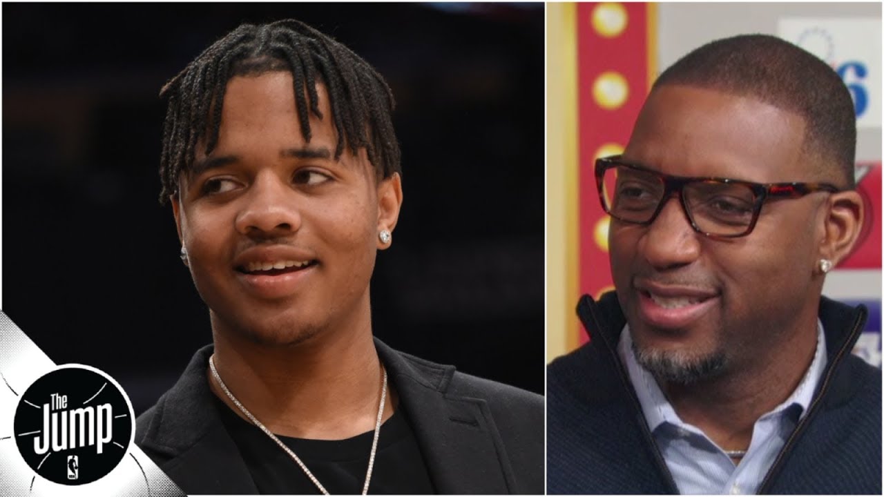 Tracy McGrady live reaction to Markelle Fultz/Magic trade: 'What?!' | The Jump