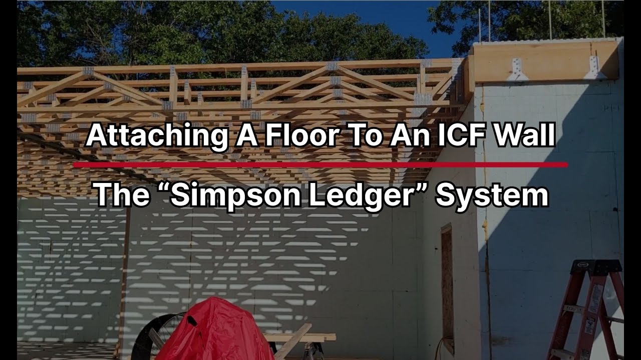 Installing An ICF Floor System In Michigan: The Simpson Ledger System