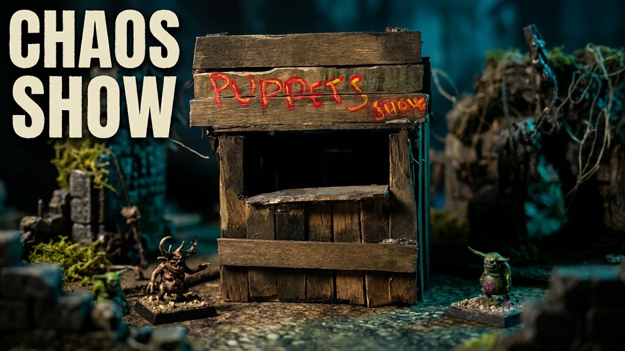 Puppets Show #Mordheim #diorama #Carnival #Chaos #how #punch #and #judy