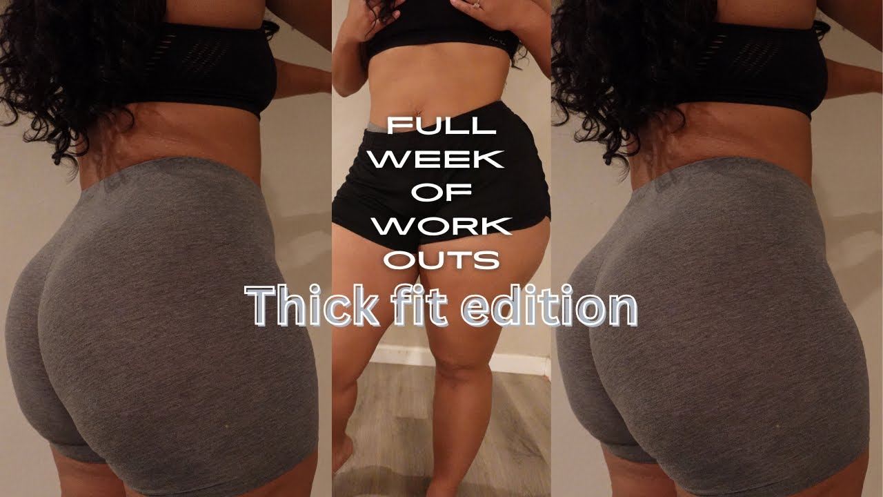 WEEK OF WORKOUTS| grow your glutes, tone and transform your body