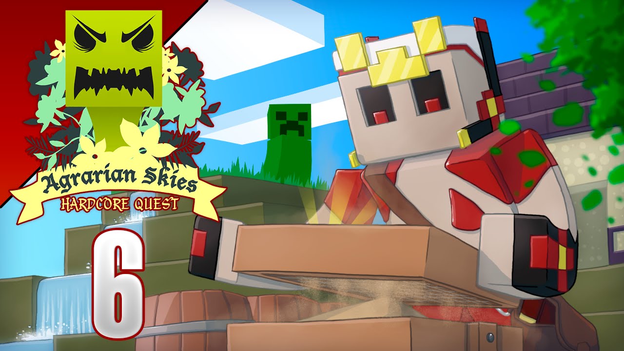 Minecraft Skyblock con MODS! Agrarian Skies Ep 6 - EL mago oscuro