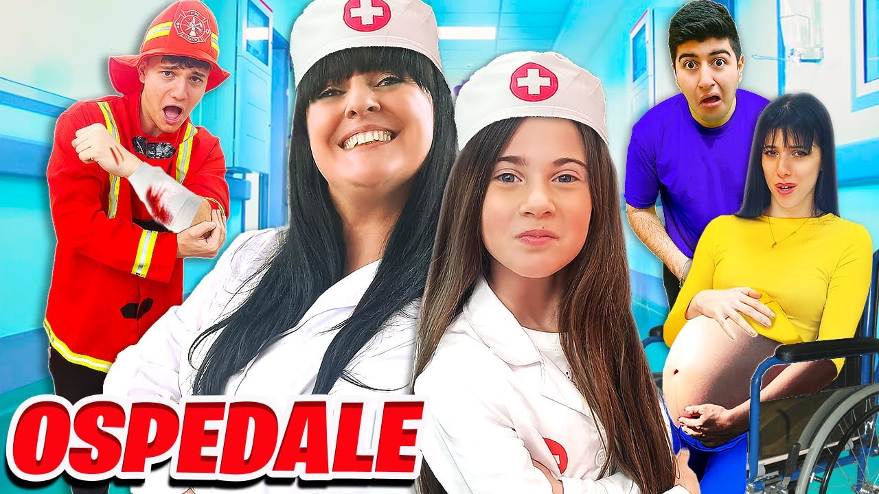 DIVENTIAMO VERI DOTTORI per 24 ORE..!🚑 HO APERTO UN OSPEDALE IN CASA NELLA VITA REALE!