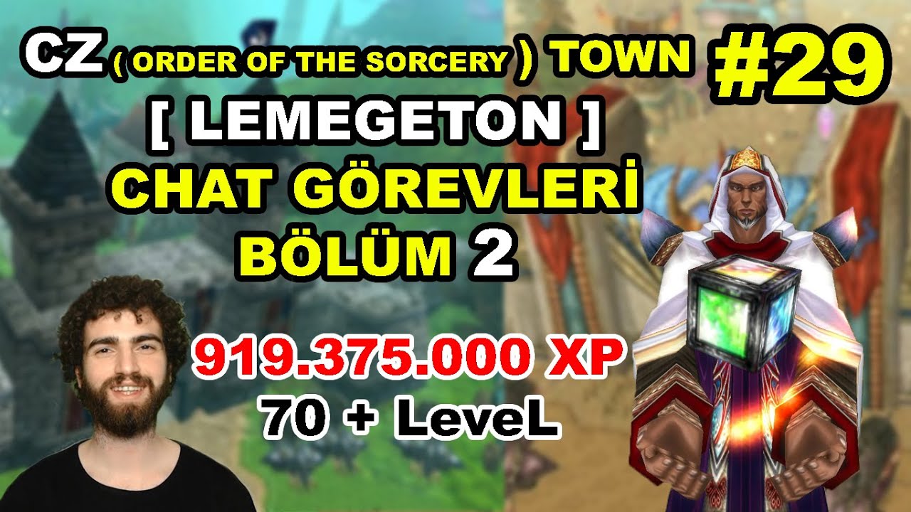 CZ Chat [Lemegeton] (Order of the Sorcery) Görevleri 1 Milyar Exp - Shell Set & Uniq Takı Set #2