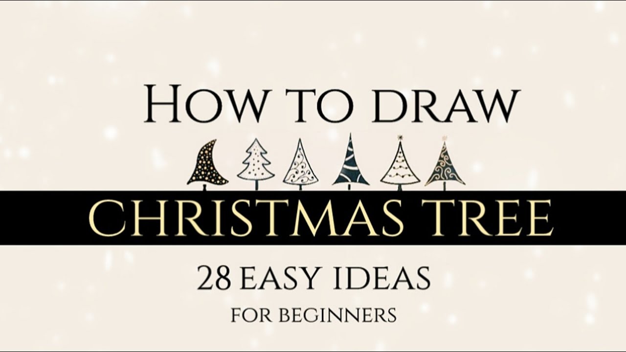 Christmas tree drawing for beginners ⭐ Zentangle Christmas trees ideas  ⭐ Zenart