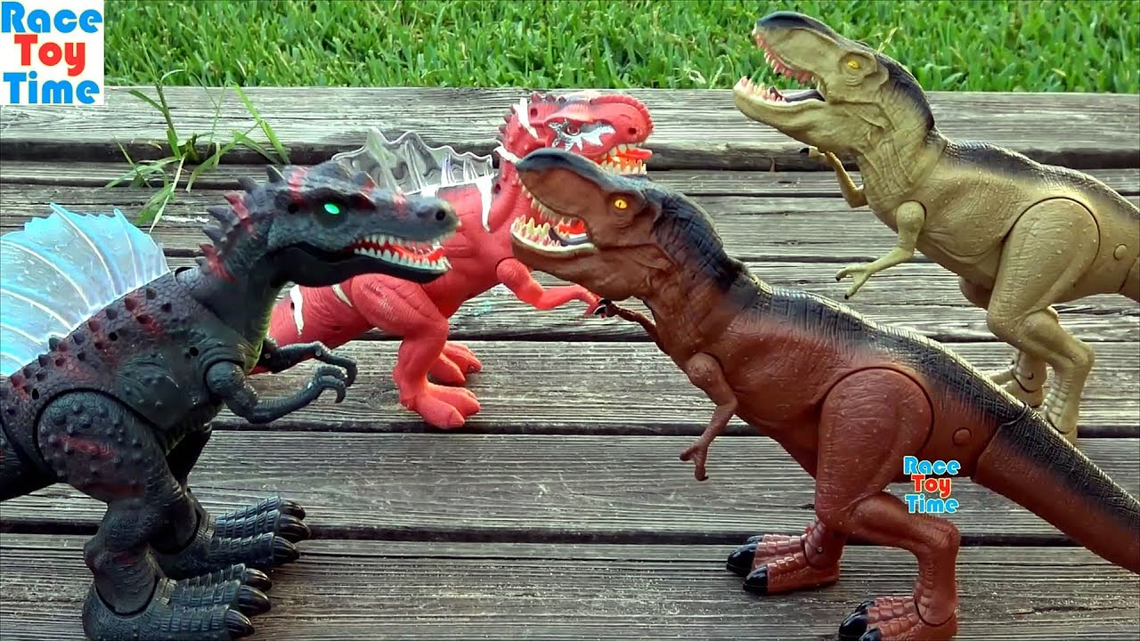 Dino Battle Compilation Videos - Dinosaurs Toys For Kids