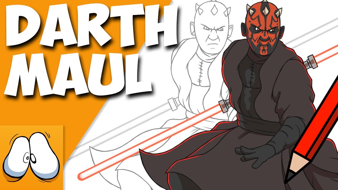 How To Draw Darth Maul (Star Wars)