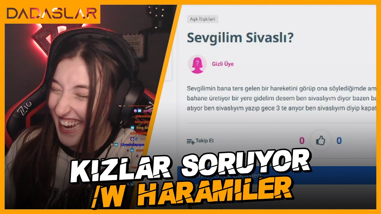 Pqueen - Kızlar Soruyor Sitesindeki Saçma Yorumları Okuyor #2 (/w Haramiler)