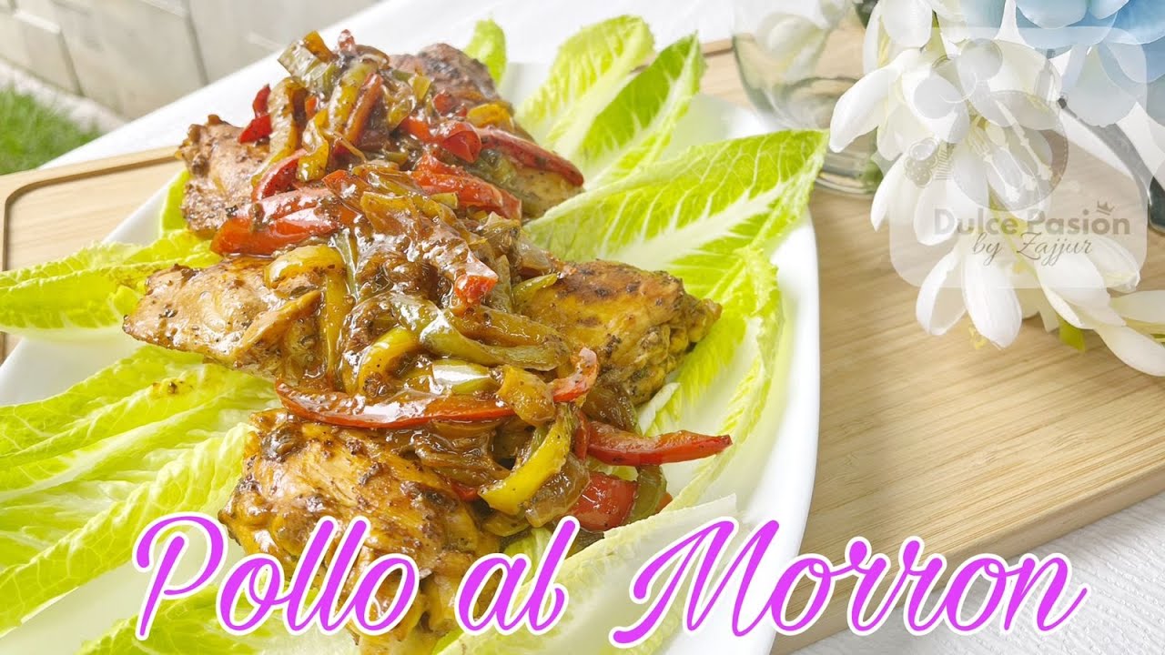 Pollo al Morrón Rápido🍗🍋🫑🧄🥬😍🥰😘👨‍🍳😘