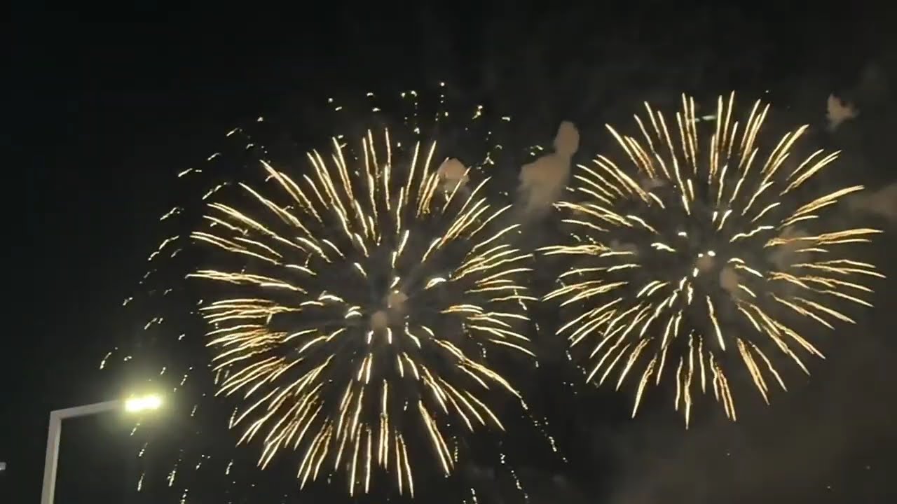 New Years Eve Fireworks and countdown,Elizabeth Quay,Perth Australia