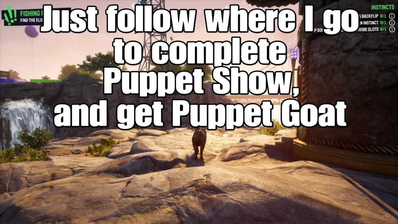 How to Complete: Puppet Show and get Puppet Goat (Goat Simulator 3)