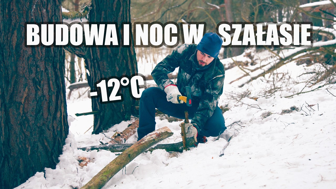 Budowa schronienia na zimę i mroźny biwak
