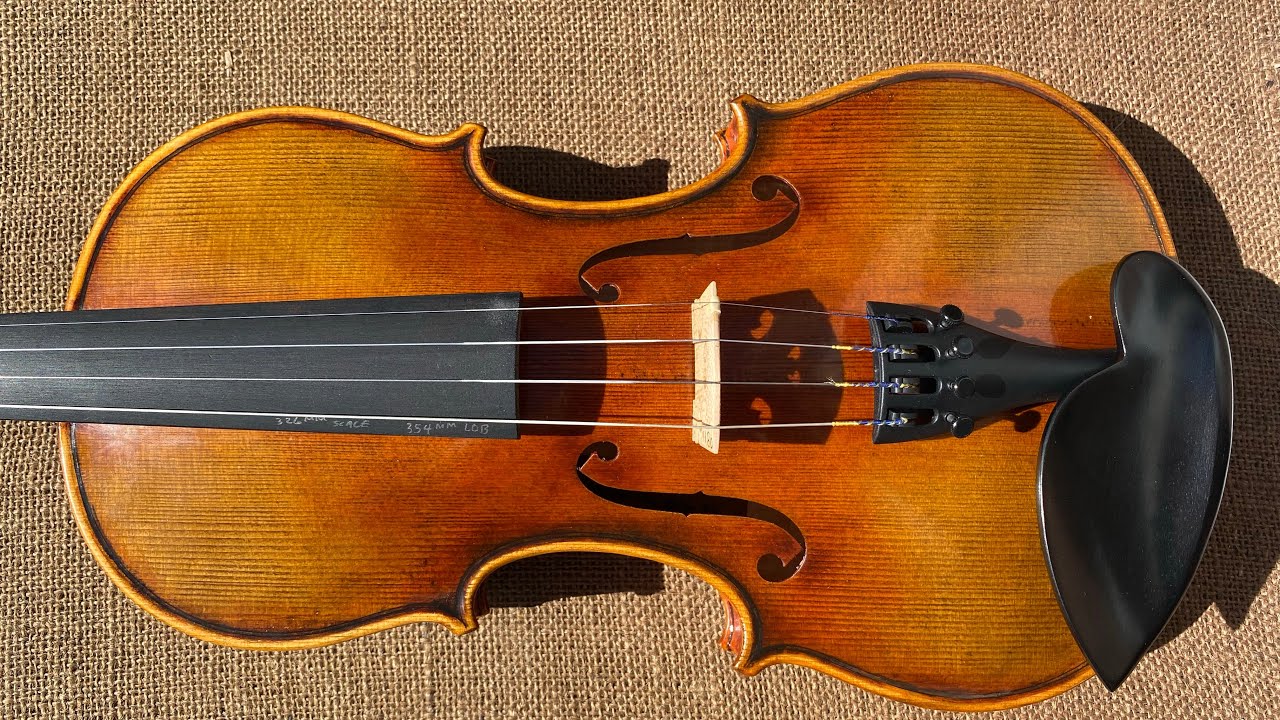 Violin #1180 POWERHOUSE Stradivari Pattern with RICH Velvety Dynamic Tone for sale