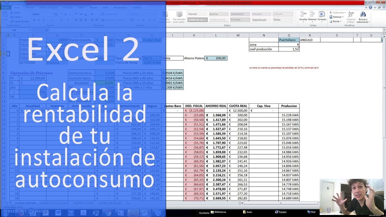 💰 RENTABILIDAD de tu autoconsumo con FOTOVOLTAICA. Aprende a calcularla 📊