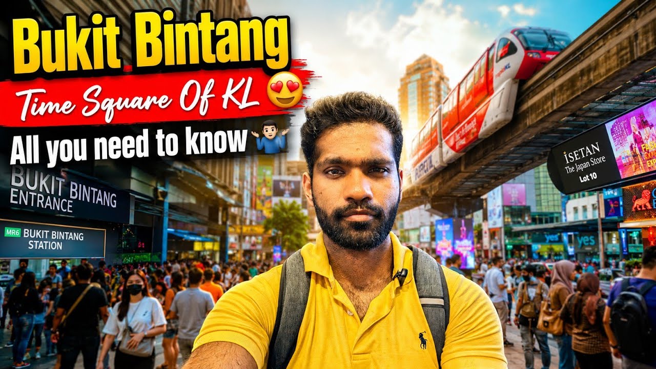 Bukit Bintang & Jalan Alor Nightlife 😍 | Penang to KL Firefly Review ✈️ | KL Monorail 🚆