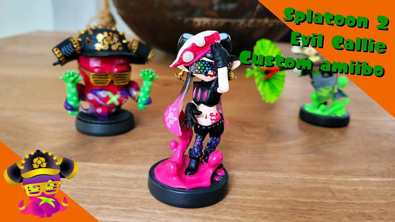 Splatoon 2 Anniversary - Evil Callie | Custom Amiibo