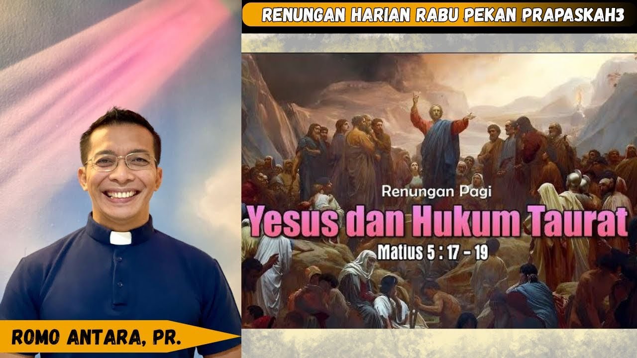 RenHar Rabu 11 Maret 2026 Pekan Prapaskah3 oleh Romo Antara, Pr.#renungan #renungankatolik #katolik 