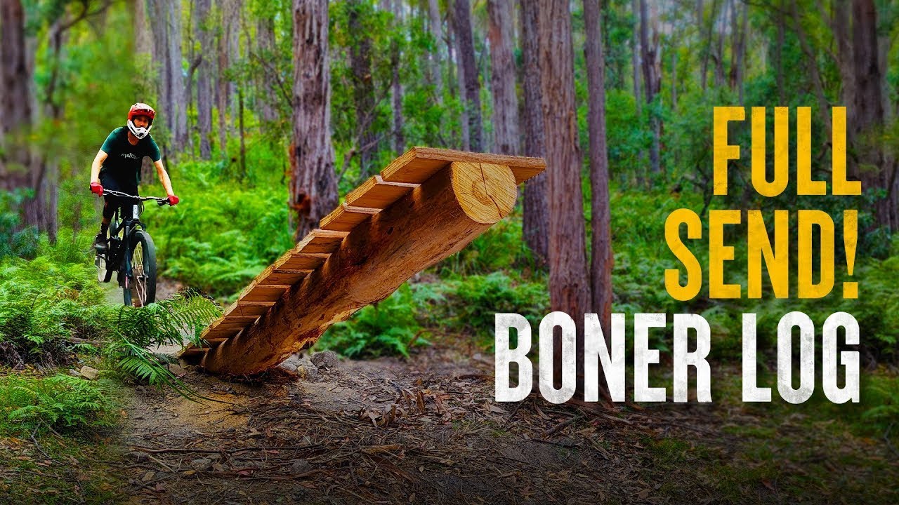I built a Boner Log out of a fallen tree!