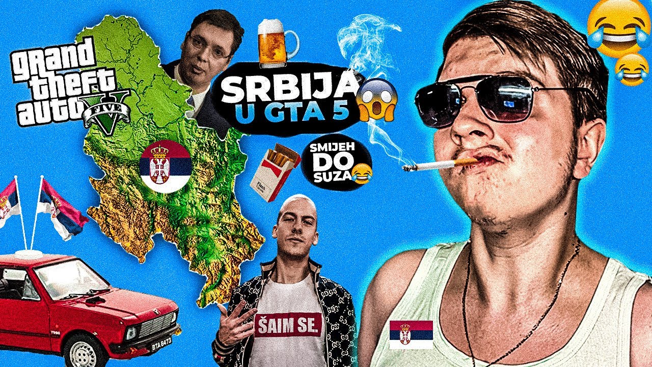 SRBIJA U GTA 5😱*NEMOGUĆE* (GTA 5 Srbija MOD)