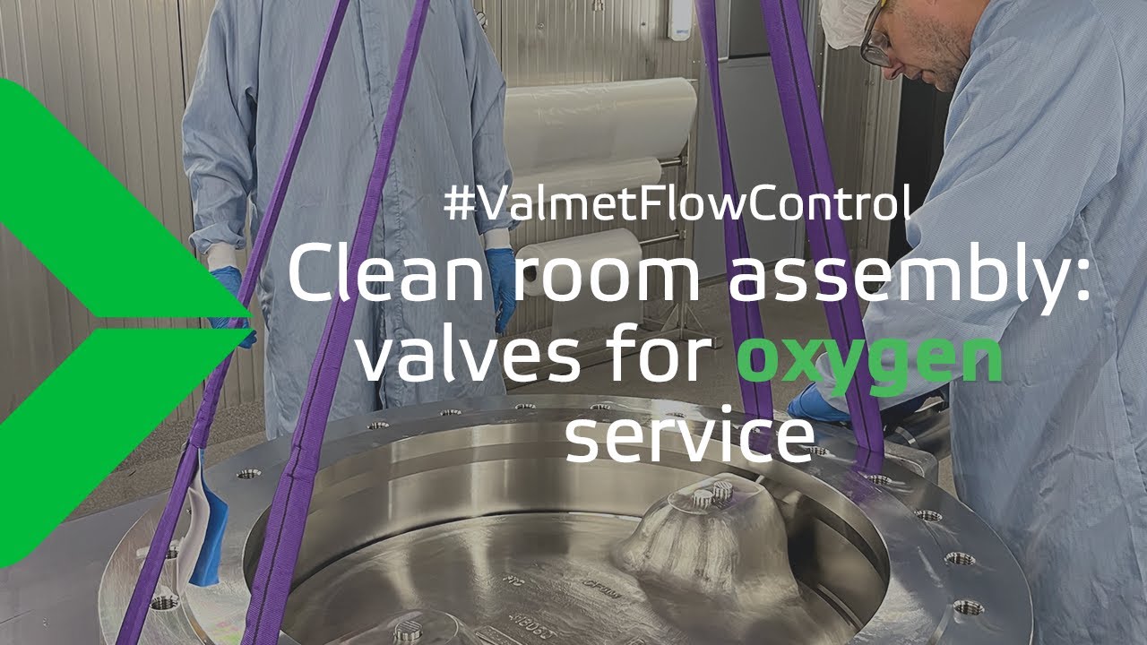 Welcome to our clean room - preparing valves for oxygen service
