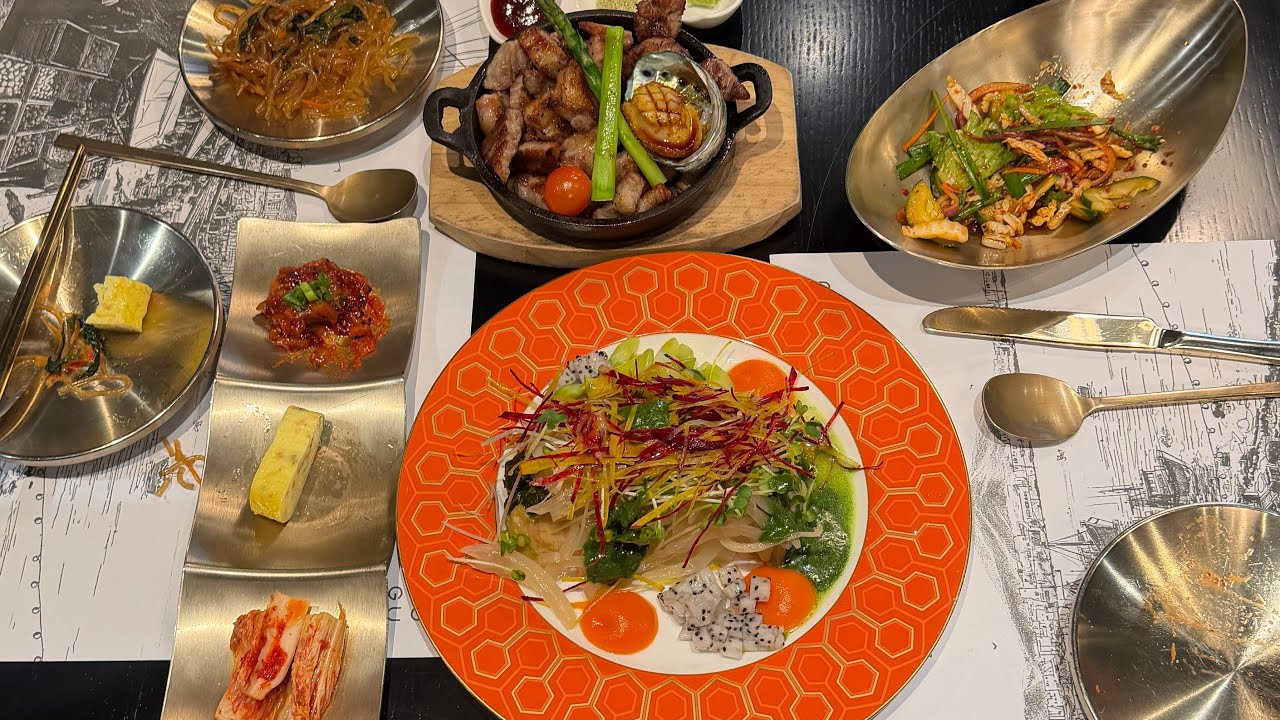 Lunch at POGU Korean restaurant 