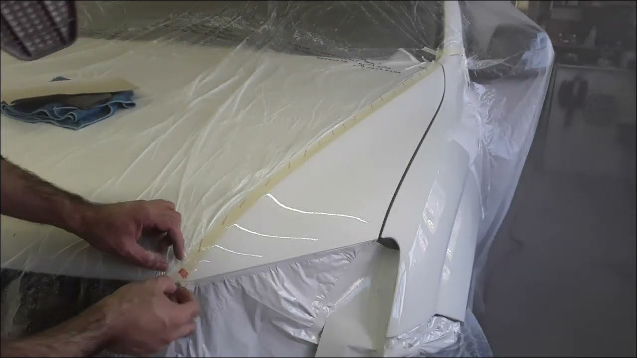 RETOQUE Parcial de Capot Parche PINTAR POR PARTES UN AUTO paso a paso PINTURA BICAPA + barniz 2k