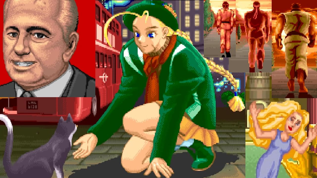 スト2 スパ2　エンディング集 Street Fighter 2 Ending Collection